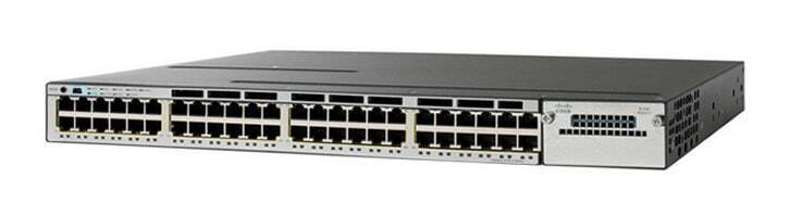 Switch Gigabit Ethernet Cisco Catalyst 3750X PoE+ WS-C3750X-48P-S V04  Cisco   