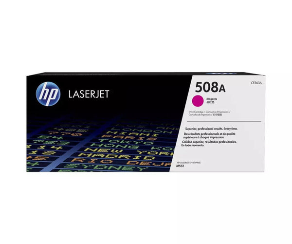 Cartouche HP LaserJet 508A CF363A Original Neuf Magenta 5000 Pages HP M552 M553 HP