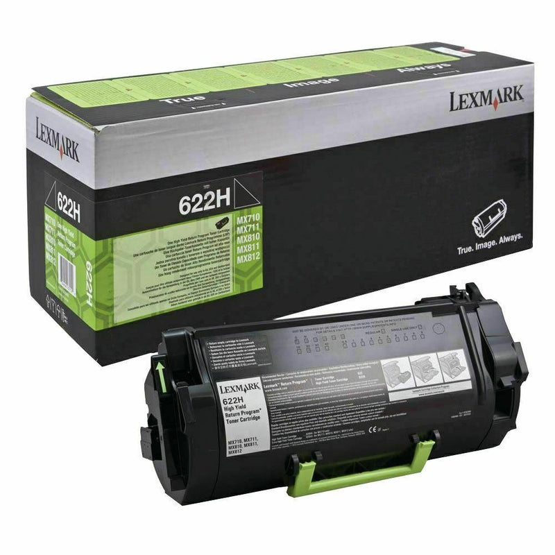 Lexmark 622H Noir Toner longue durée MX810/811/812 Original 25 000 Pages  Lexmark   