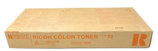 Toner RICOH 888484 Type T2 Original Neuf Jaune 17 000 Pages Aficio 3224C, 3232C  Ricoh   