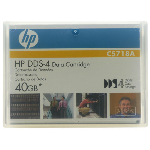 Cartouche de données HP C5718A DDS-4 C5718A  40GB 4 Digital Data Storage  HP   