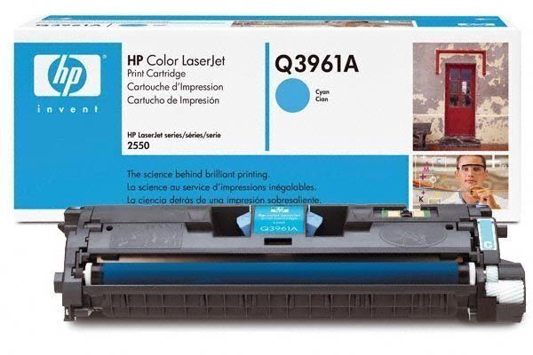 Toner HP Q3961A Original Neuf Bleu 4000 Pages Pour HP 2550, 2820, 2840  HP   