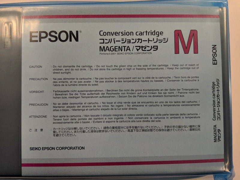 LOT DE 3 EPSON CONVERSION CARTRIDGE, CYAN, MAGENTA, YELLOW  EPSON   