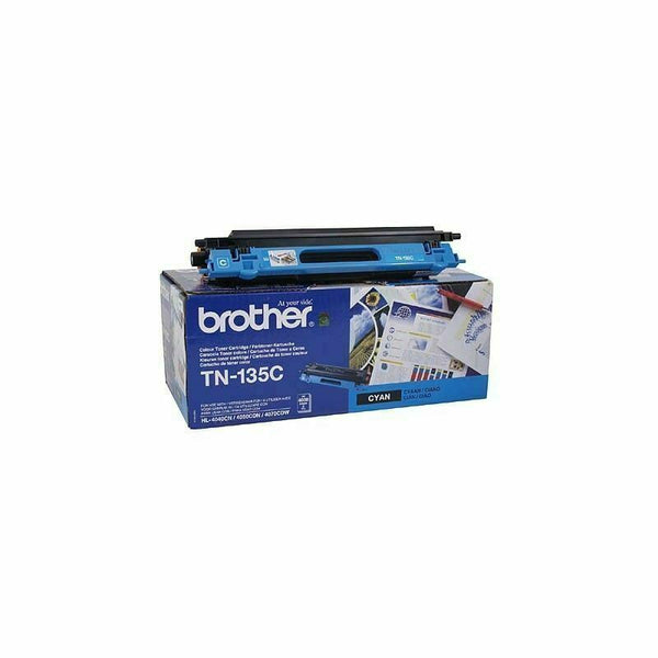 BROTHER TN-135C CYAN Toner original TN135C Permet d'imprimer jusqu'à 4000 pages  Brother   