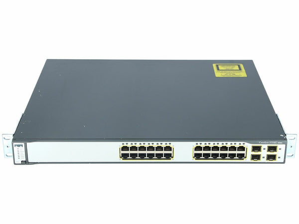 CISCO Catalyst 3750G WS-C3750G-24TS-E1U V05 avec cable d alimentation et racks  CISCO   