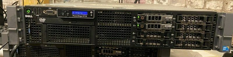 Serveur DELL PowerEdge R710 x2 CPU Intel Xeon E5640 2,67gHz 192GB RAM 292GB SAS  Dell   