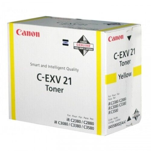 🖨️Toner Canon C-EXV 21 0455B002 26 000 Pages Jaune Eclatant✨  Canon   