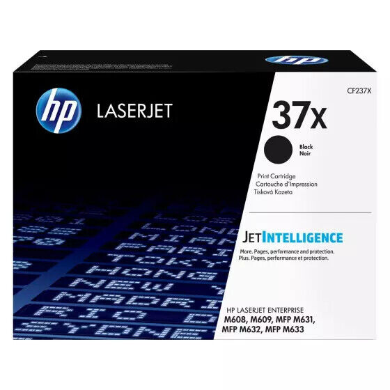 Toner HP Laserjet 37X CF237Y Original Neuf Noir 41 000 Pages Boite Abimée HP