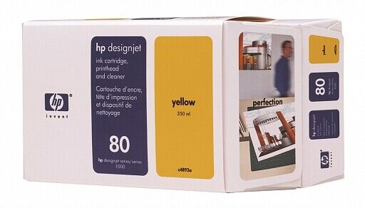 🌟HP 80 Cartouche d'Encre, tête d'Impression et dispositif nettoyage c4893a 🚀 HP