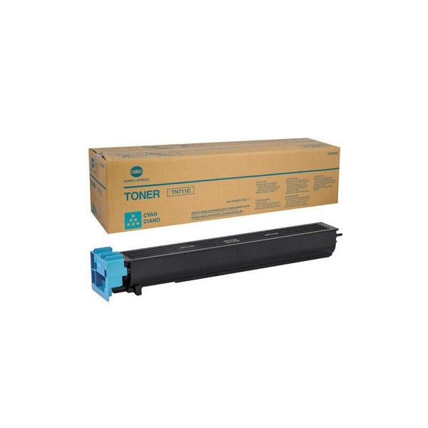 🖨️ Toner Konica Minolta TN711C A3VU450 Cyan Original Neuf 🖨️ Konica Minolta